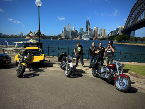 The 3 Bridges disability ride on the Harleys and trike, showed a unique perspective of Sydney.