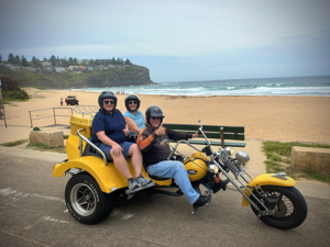The Beach Beauty trike ride showed our passengers the beautiful northern beaches of Sydney.
