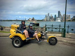 The 4 bridges trike tour showed some unique scenery in Sydney.