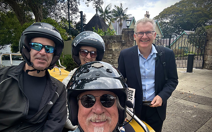 The Sydney trike tour adventure was a unique thing to do in Sydney. The visitors saw so much!