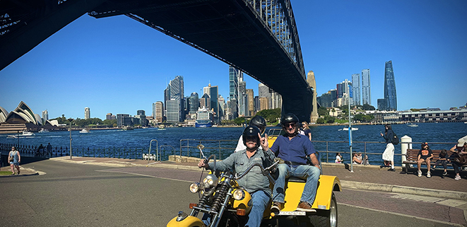 The locals birthday trike tour in Sydney was a unique way to celebrate!