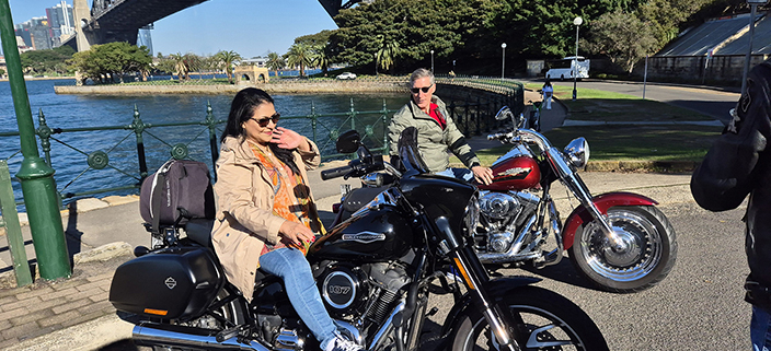 The Harley Davidson 3Bridge tour was a fun way to see a different area of Sydney.