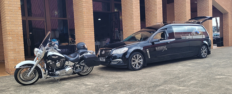The Harley Davidson funeral procession was a great sendoff for a Mum, in Sydney.