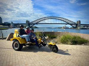 Mum's birthday trike tour was a fun present and a great way to experience a small part of Sydney.