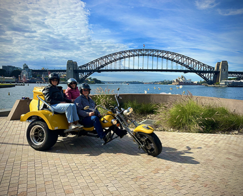 Mum's birthday trike tour was a fun present and a great way to experience a small part of Sydney.