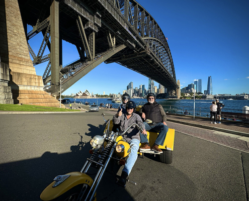 The Sydney holidaymakers trike tour showed our passengers the main iconic sights around the Emerald City.