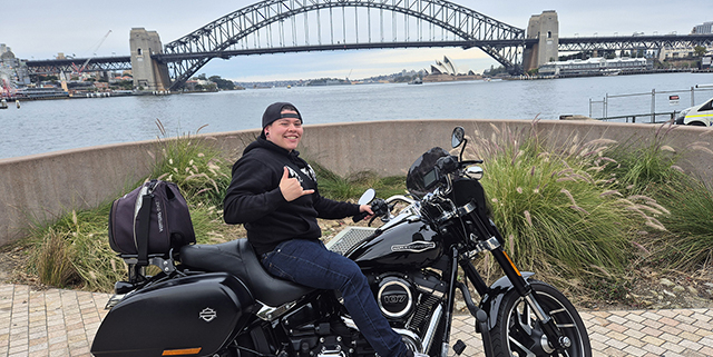 The Harley ride in Sydney showed interesting sights and the Oz equivalent of Ikea!