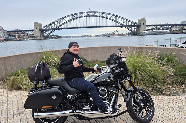 The Harley ride in Sydney showed interesting sights and the Oz equivalent of Ikea!