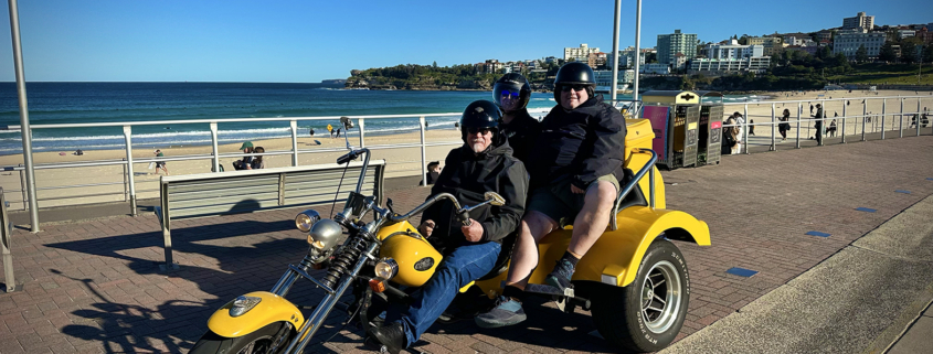 The perfect winter trike tour showed our passengers some interesting areas in Sydney.