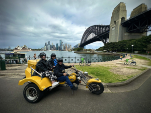 Sydney's 4 Bridges tour on the trike was a fun way to see a unique area.