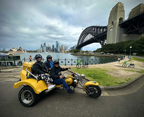 Sydney's 4 Bridges tour on the trike was a fun way to see a unique area.