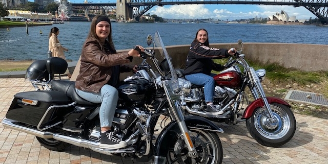 The fun Sydney Harley tour took the passengers on the 3 Bridges ride.