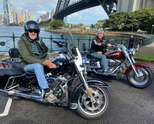 The Sydney Harley tour holiday over the 3 Bridges was a huge success.
