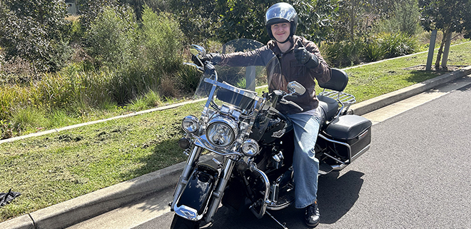 The 18th birthday Harley transfer south of Sydney, was a fun and memorable start to the celebrations.