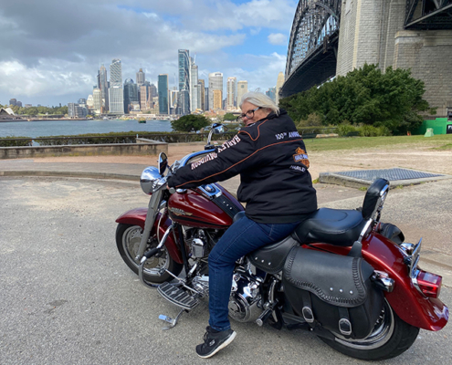 The 4 bridges Harley ride was a fun way to see a unique area of Sydney.