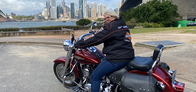 The 4 bridges Harley ride was a fun way to see a unique area of Sydney.