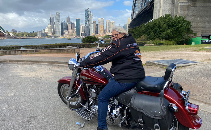 The 4 bridges Harley ride was a fun way to see a unique area of Sydney.
