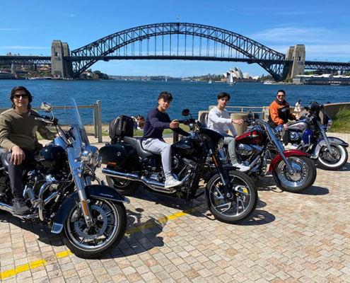 The family Sydney Harley tour has given us great reviews! A fun way to see Sydney.