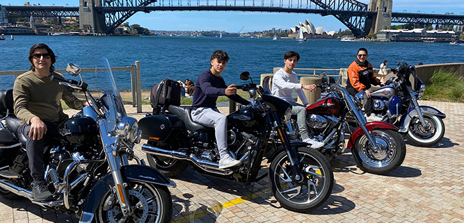 The family Sydney Harley tour has given us great reviews! A fun way to see Sydney.