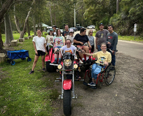 The trike disability mini rides are the passengers favourite activity!