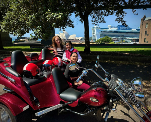 The 50th birthday celebration Sydney on a trike was fun and memorable!