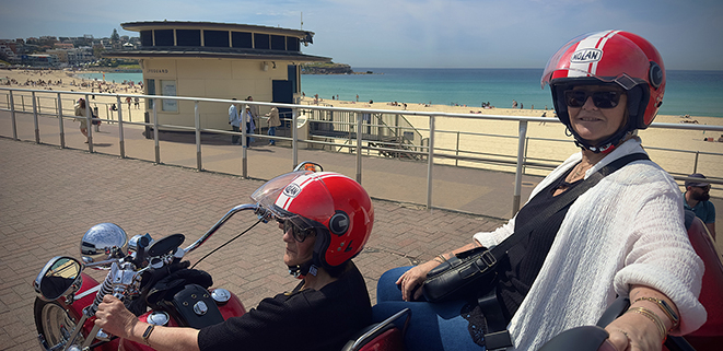 The Bondi Beach trike ride showed them the icons of Sydney!