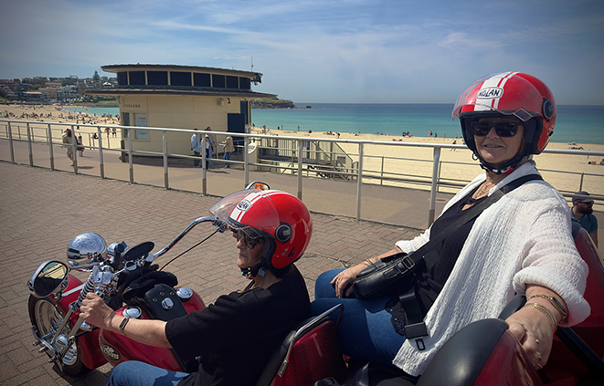 The Bondi Beach trike ride showed them the icons of Sydney!