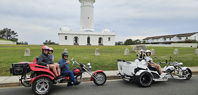 The Sydney 50th birthday ride was a fun family experience.