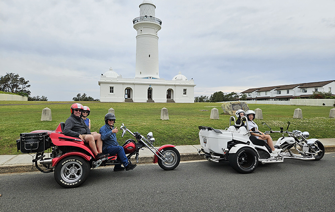 The Sydney 50th birthday ride was a fun family experience.