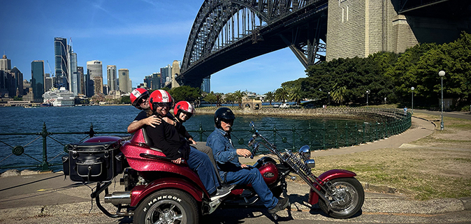 The local family trike ride was a fun experience during school holidays!