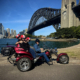The local family trike ride was a fun experience during school holidays!