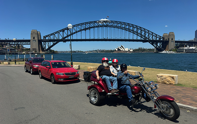 The 4Bridges Sydney trike ride was a fun and unique experience.