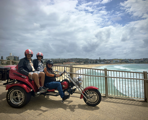 The cruise passengers Sydney tour on a trike was a fun experience in a short time frame.