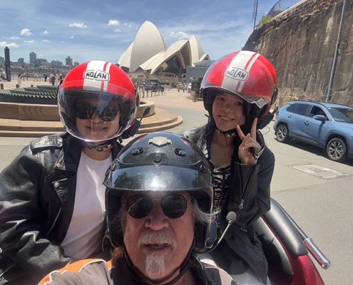 The mother daughter trike ride certainly built memores around SYdney.