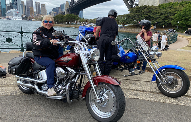 The 3Bridges Harley Davidson ride is a fun way to see unique areas of Sydney.