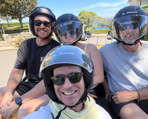 The 50th birthday gift voucher showed lovely lower north shore scenery.