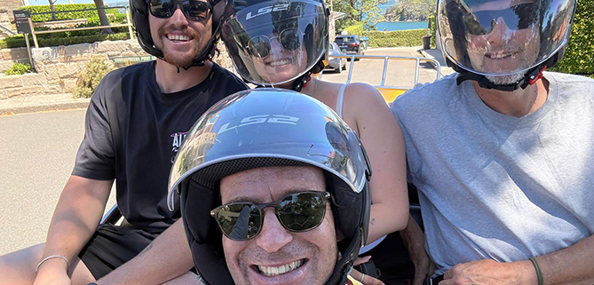 The 50th birthday gift voucher showed lovely lower north shore scenery.