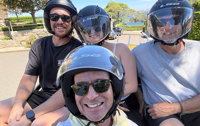 The 50th birthday gift voucher showed lovely lower north shore scenery.