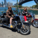The Christmas holiday Harley ride in Sydney was so much fun for mother and daughter.