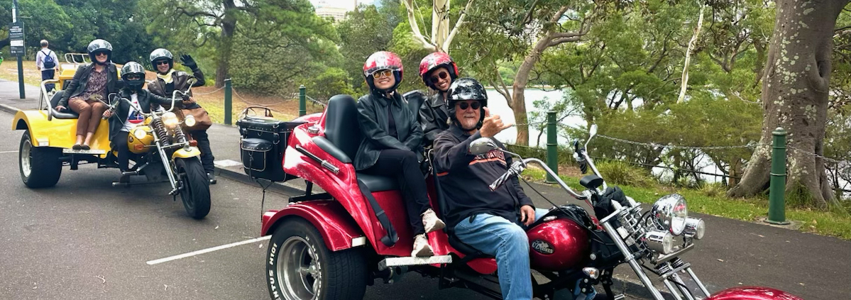 The Christmas party trike transfer was late but fabulous! Sydney at its best.