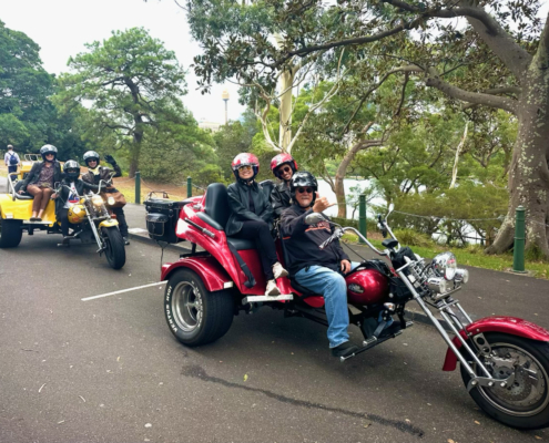 The Christmas party trike transfer was late but fabulous! Sydney at its best.