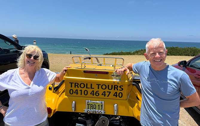 The fun Manly trike tour was definitely that! "The scenery was spectacular," said the passengers.
