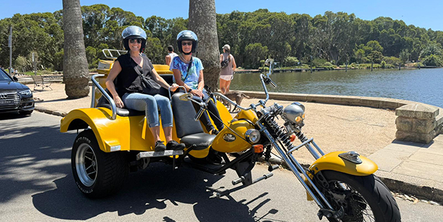 The daughter mother trike ride was a fabulous and fun experience to do around the Eastern Suburbs of Sydney.