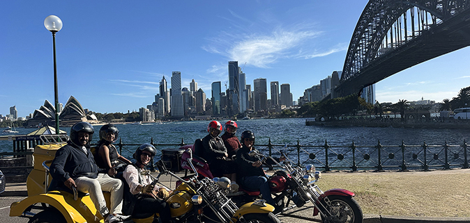 The bonding family Sydney experience on 2 trikes was memorable and fun!