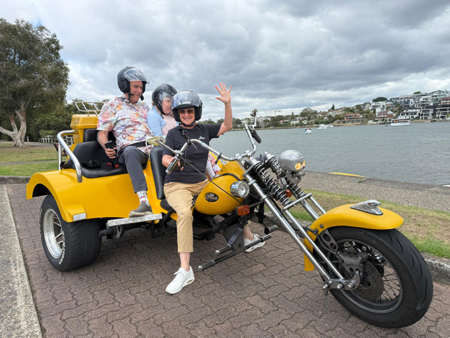 The family special needs ride on a trike was such a fun experience in Sydney.