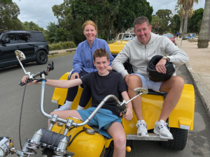 The family trike & Harley tour around Sydney was fun!