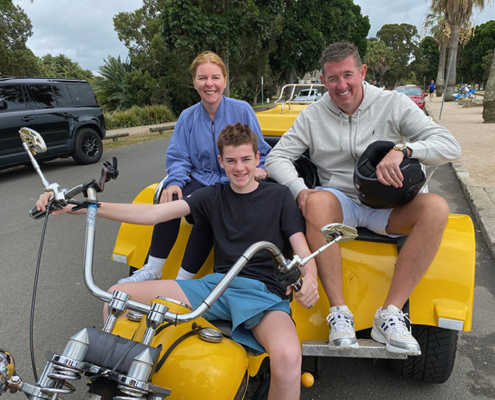 The family trike & Harley tour around Sydney was fun!