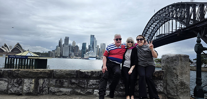 The 80th birthday trike tour was a fun way to celebrate a milestone in Sydney!