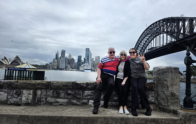 The 80th birthday trike tour was a fun way to celebrate a milestone in Sydney!
