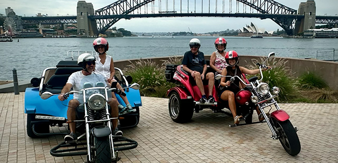 The Northern Sydney trike ride was a fun and memorable way to see the best sights in the Emerald City.